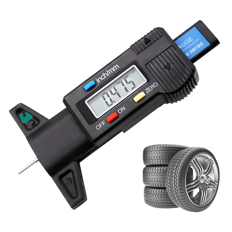 Laser 4886 – Manometro Per Pneumatici Con Misuratore Profondità Battistrada 2-in-1, Lettura In Psi/bar/kPa, Spegnimento Automatico