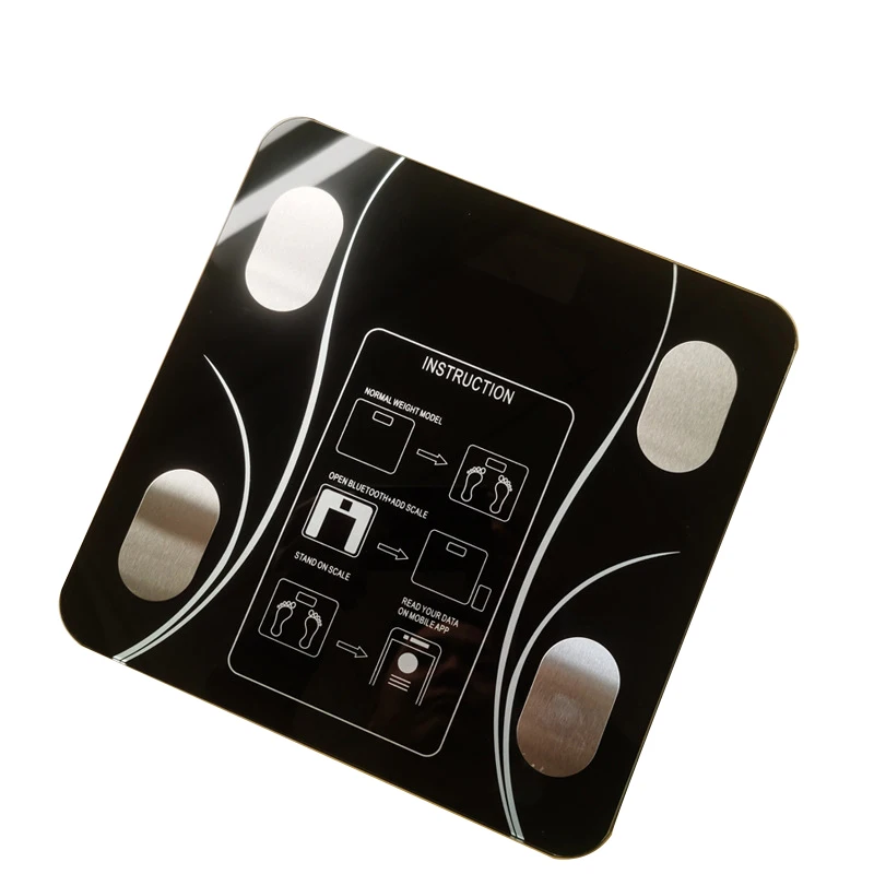 Exanovo Intelligent Smart Digital Scale 8-Electrodes Body Fat Weight Analysis Electric Power Source Display Analysis Weighing