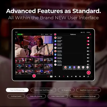 YoloLiv YoloBox Extreme All-in-One Multicam 8 HDMI & 3 USB & 6 NDI Inputs 2 HDMI Out 4K ISO 4K Live Streaming Switcher detail image