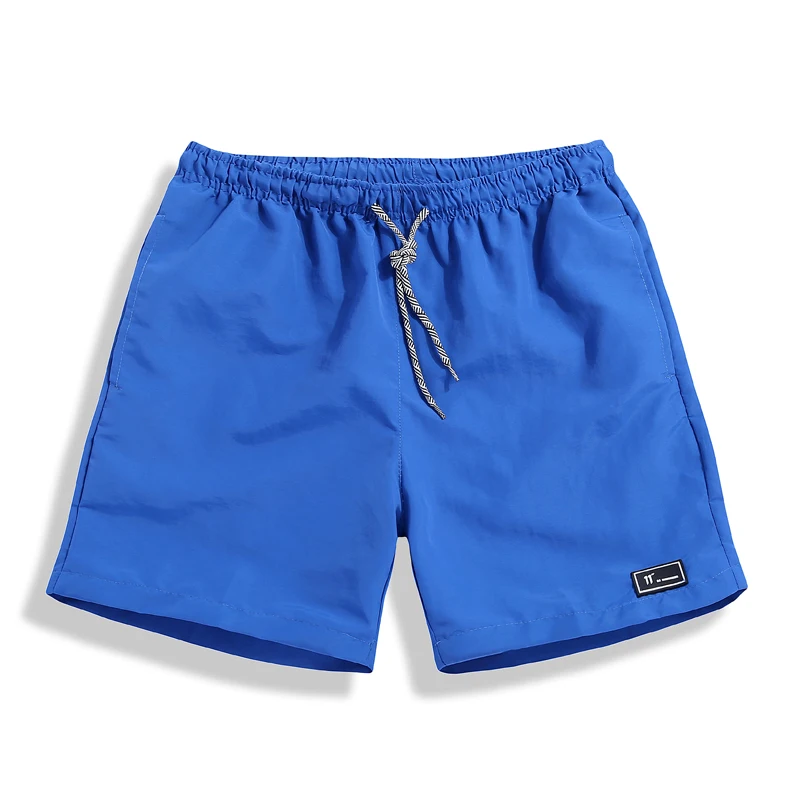 Customized  Men Summer Solid Color Beachwear Wholesale Trunk Men's Swim Shorts901_voghion.com