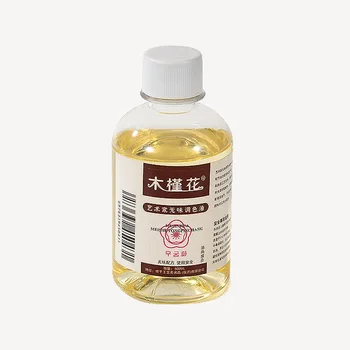 Coloring Oil Unscented Pine Resin Oil Is Used to Apply a Glossy Finish on Oil Painting Materials with Liquid Acrylic Paint.