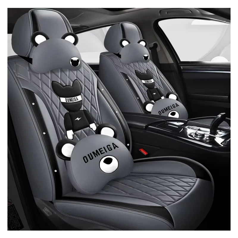 Кожаные чехлы на сиденья для автомобилей внедорожников грузовиков универсальные подходят Jeep Ford Fusion Toyota Corolla Hyundai Sonata Honda Civic