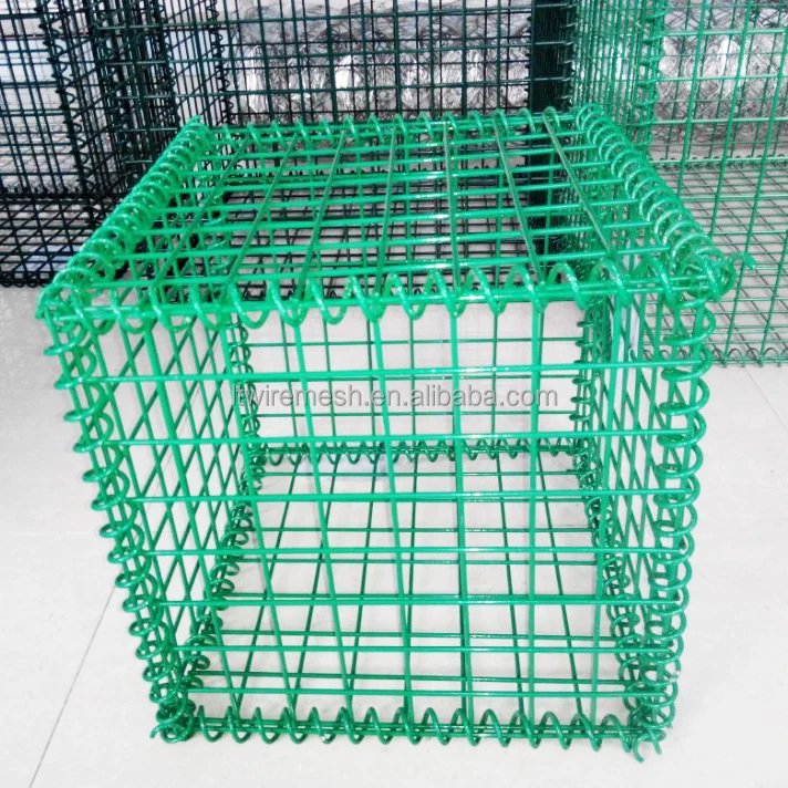 Hot Galvanized Galfan Coated 4mm Wire 200x100x50 Gabion Basket Welded ...