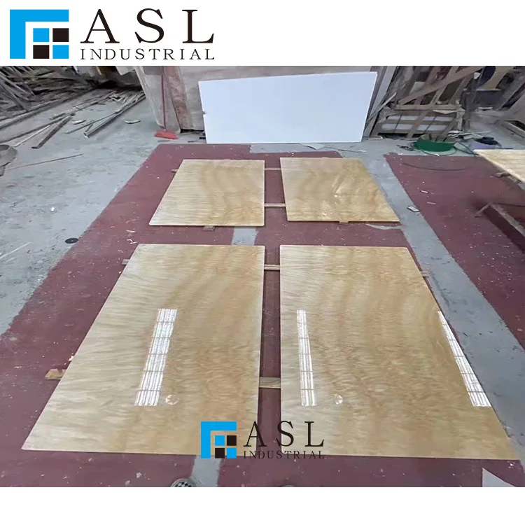 Yellow onyx light honey color transparent polished golden onix 12x24 marble onyx slab Chinese gold vein classic onyx tile