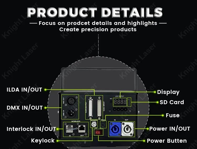 6W 5W 4W 3W 2W 1W Dj Ilda Dmx Lazer Light Cheap Price Animation Rgb Mini Party Night Club Show Lighting Laser Bar Stage for Sale