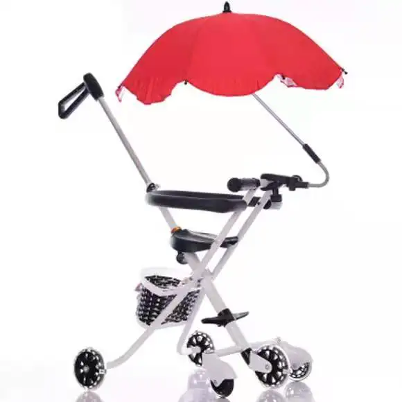 A Portable Baby Stroller That Folds Out and Walks the Baby at Any Time