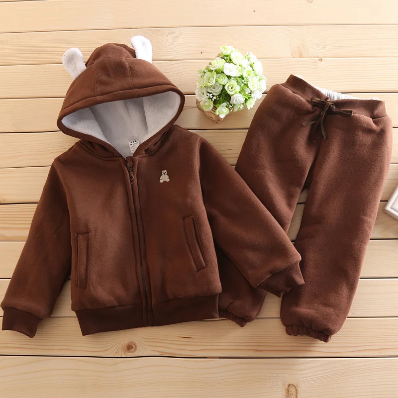 Brown Velvet Baby Boy Velvet Jacket Baby Boys PU Jackets 1-13 Year