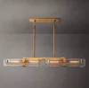Ottone brunito laccato 48 "W x 8.5" D