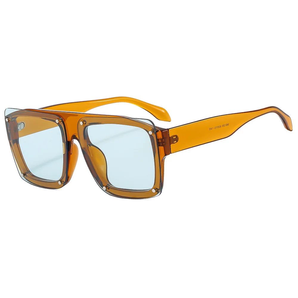Oversized Square Sunglasses Retro Mens Women Fashion Hip Hop Shade Glasses  UV400