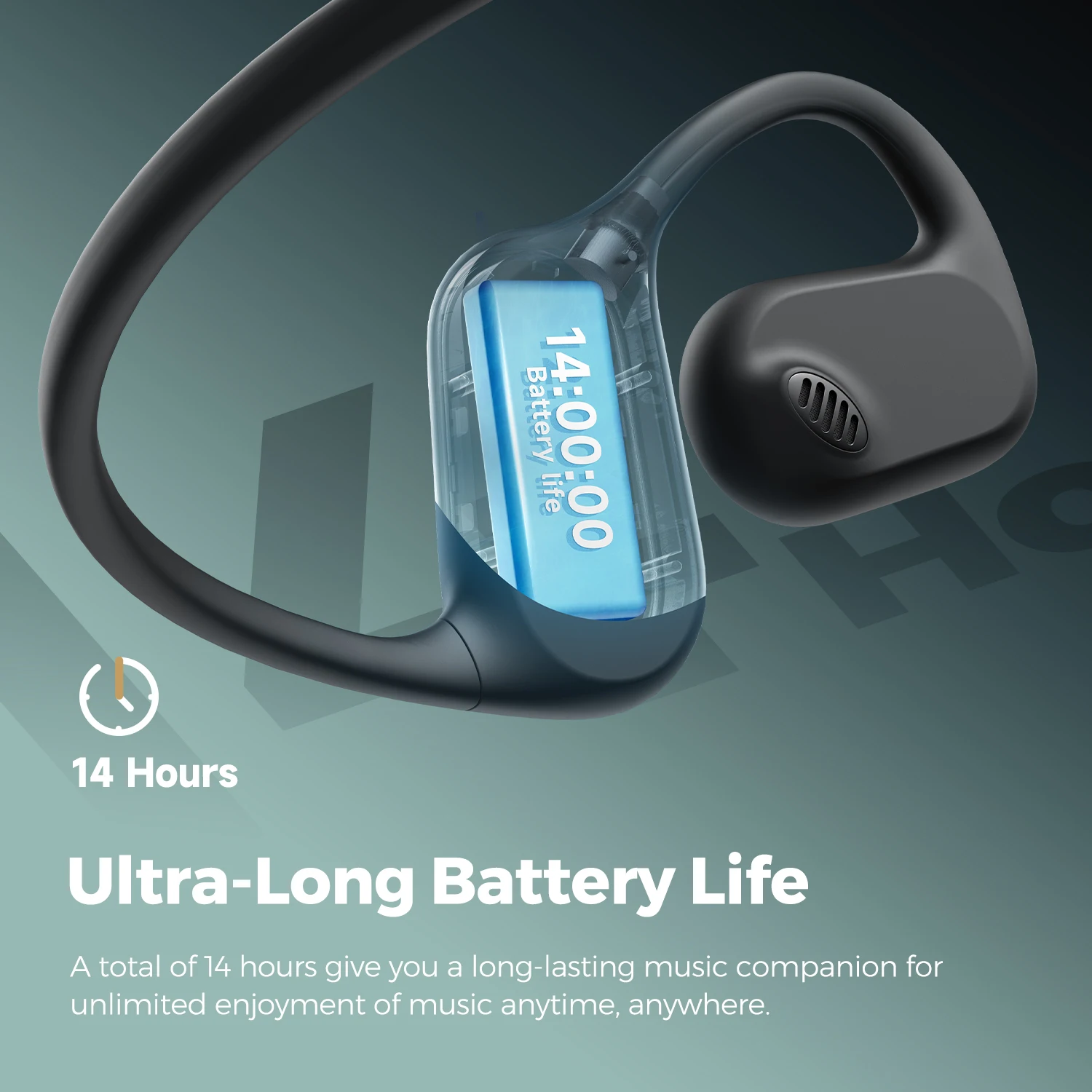 SoundPEATS RunFree Air Conduction Wireless Earbuds Open-Ear Sweatproof  Ultralight Sports with Mics and Driver