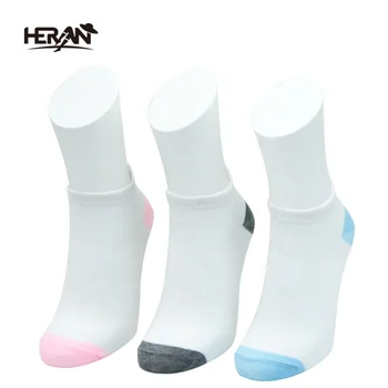 Custom cotton material colorful ankle socks with designer custom women cotton socks