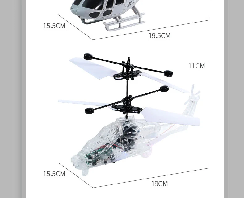 Longxi Remote Control Black Hawk Helicopter Bo105 Mini Hand Sensor Rc