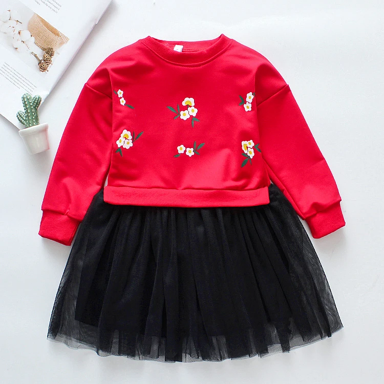 Оптовая продажа по низкой цене бутик для маленьких девочек платья женщин розовый новорожденного цветочный узор платье