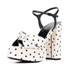White polka dot