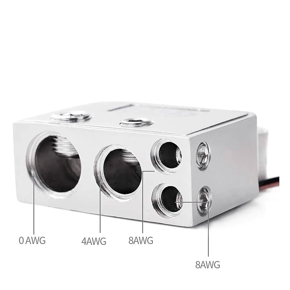 Car Zinc Alloy Audio Battery Terminal Connector With Led Display