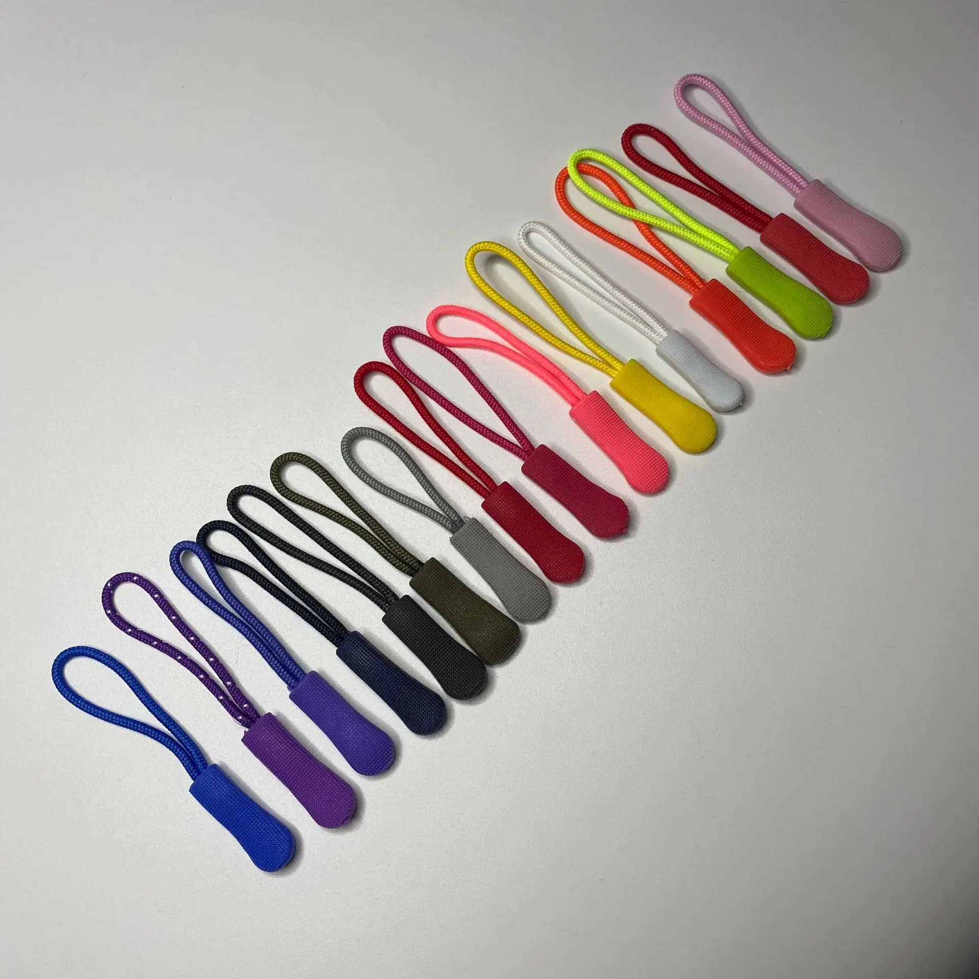 Plastic Clothing Rope Zipper Head Pull Rope Bag Zipper Handle Rope Tail ...