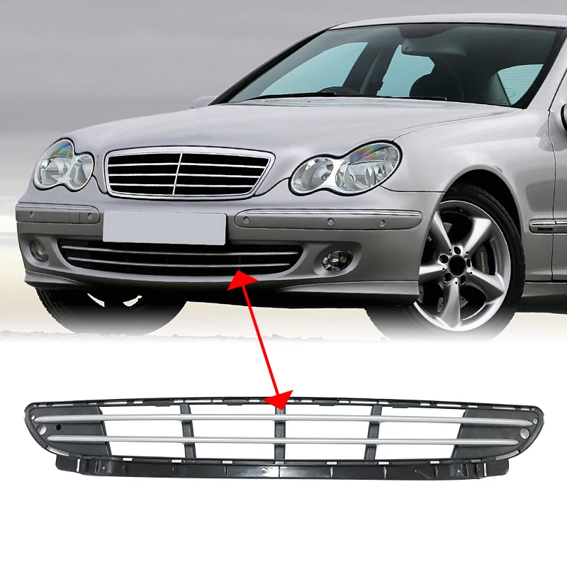 メルセデス・ベンツ W203 クーペ用 新品フロントバンパーエアベントカバー