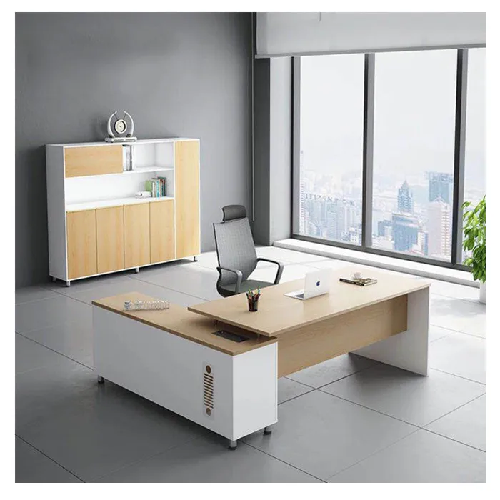 Shenyang Supplier Modern Most Beautiful Wooden Executive Desk Office