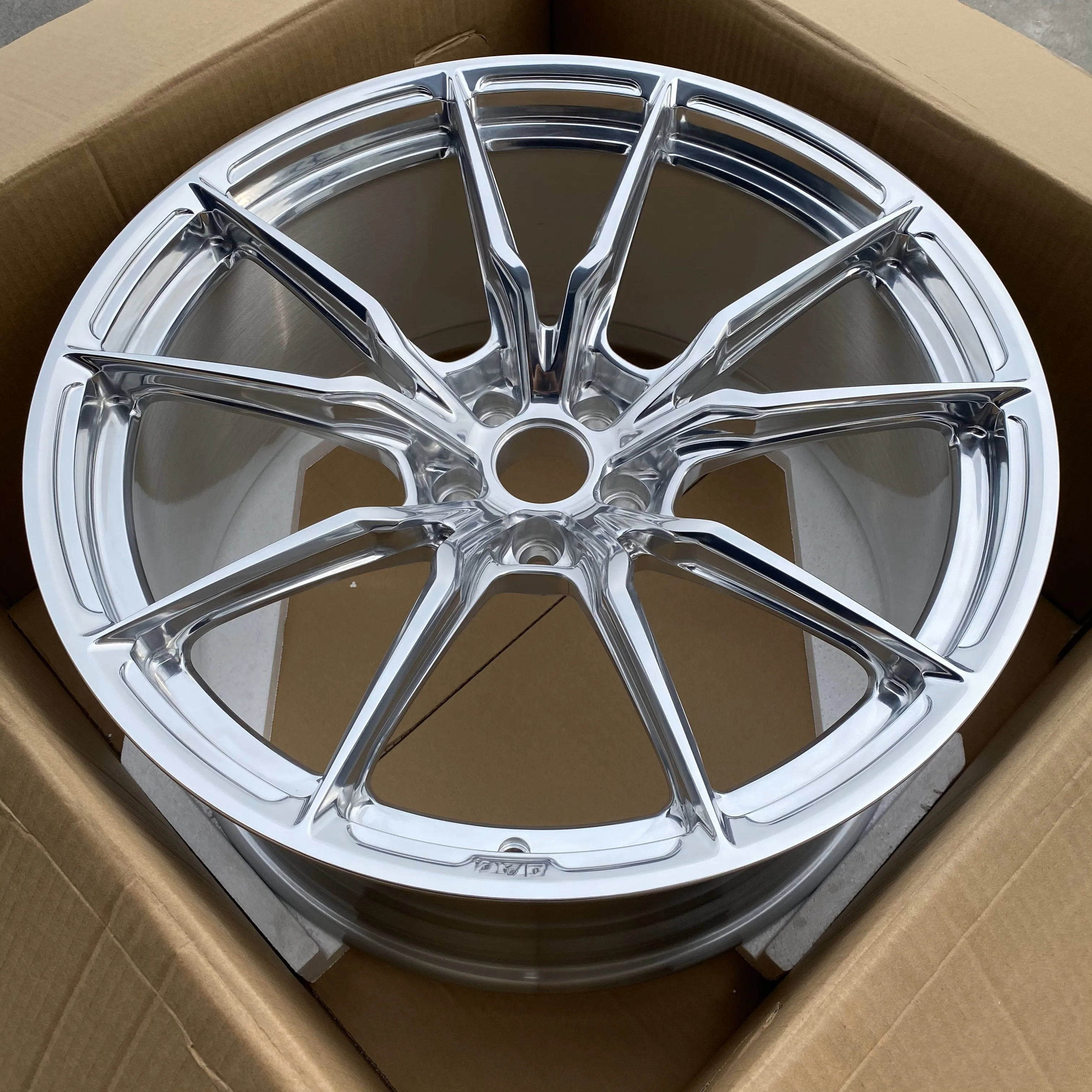 GVICHN silver custom forged wheels 16 - 26 inch aluminum alloy rims 5x112 5x114.3 5x120 monoblock wheel hub