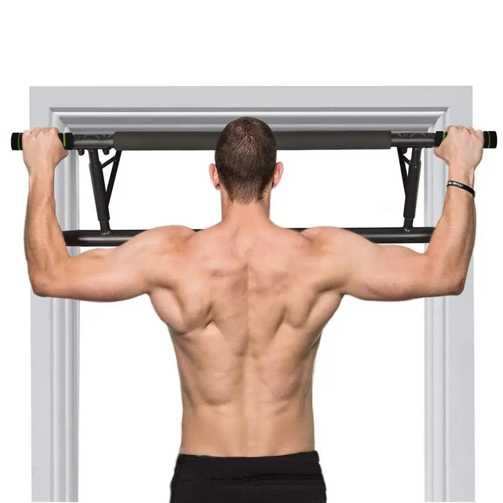 Вытягивающая штанга для дверного прохода-ручка для домашнего тренажерного зала-штанга с укороченной штангой