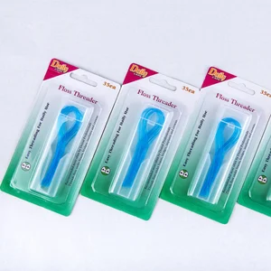 Daily Care China Wholesale 35pcs 50pcs Super Floss Threader for Orthodontic Oral Cleaning