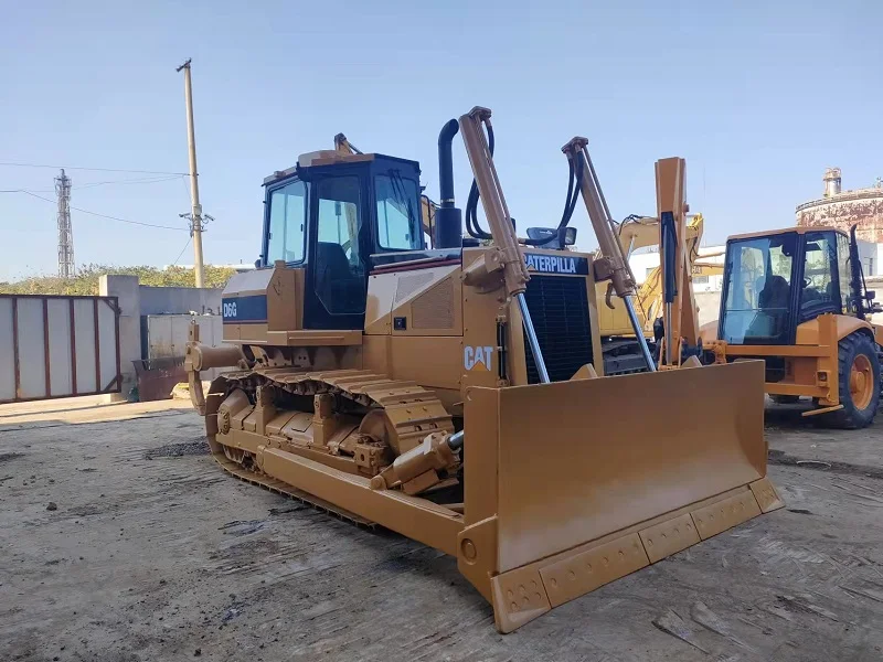 Used CAT D6G Bulldozer Machine Economical D7 D6 D5 D4 Caterpillar Machinery With Engine and Pump Core Components