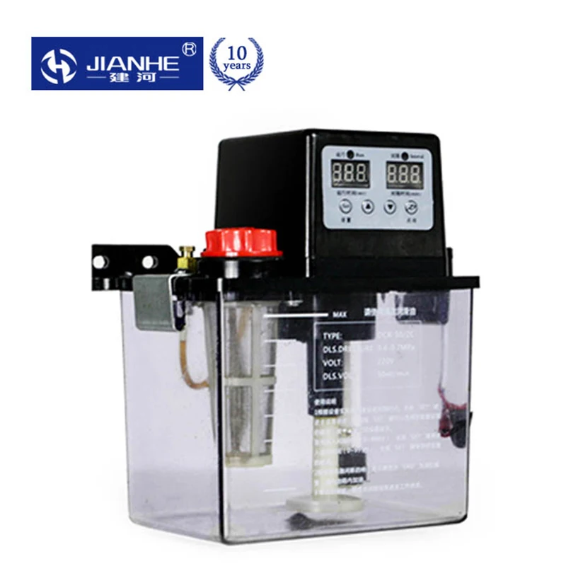 110V 220V Dual Digital Display Automatic Electric Lubrication Pump Oiler Oiling Pump 1L 2L Hydraulic Oil Pump Low Pressure