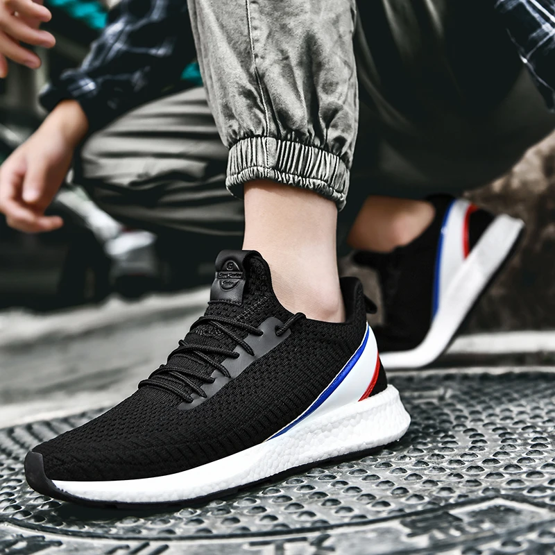 черные кроссовки для использования на открытых кортах; Обувь мужские кроссовки, спортивные беговые кроссовки