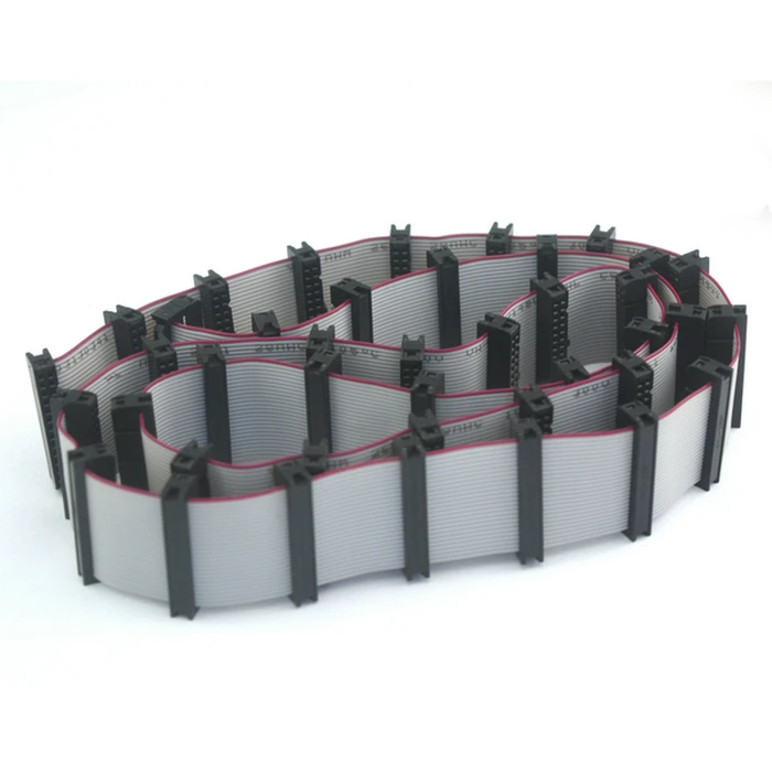 Custom IDC Ribbon Flat Cable 28awg 1.27mm Pitch Cable 2.54mm Connector 26pin 30pin 36pin Display LED Connector Cable