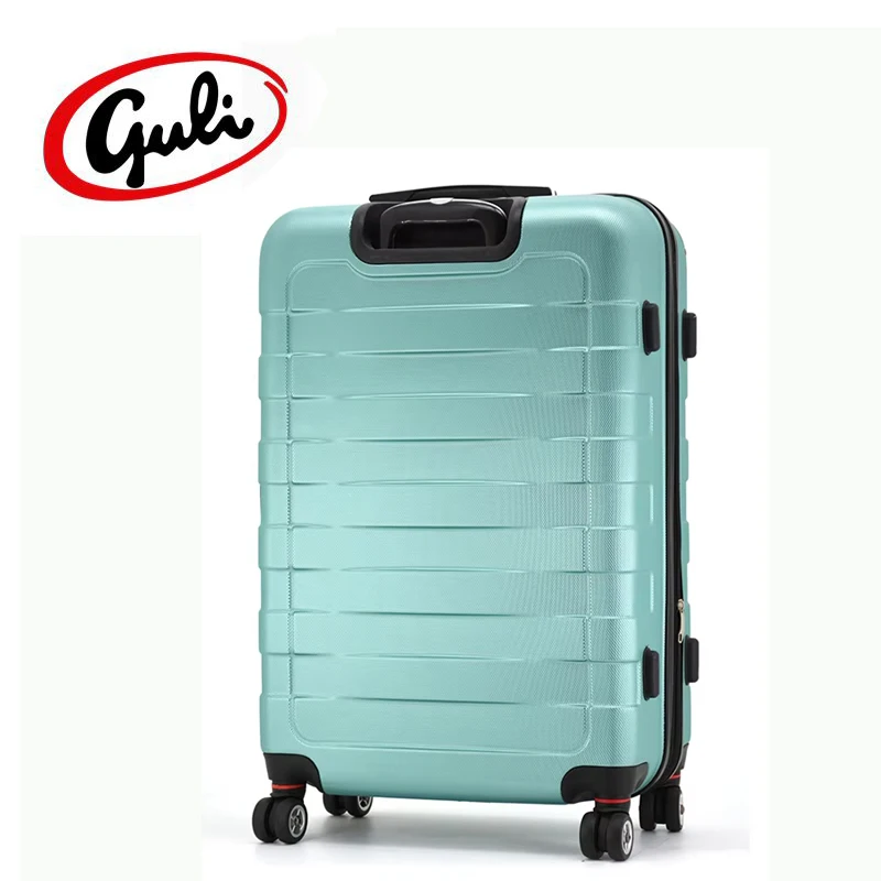 New Design Mint Green Colourful Customized  Luggage Hardside Expanded Wear-resistant ABS  Trolley Luggage Suitcase Set