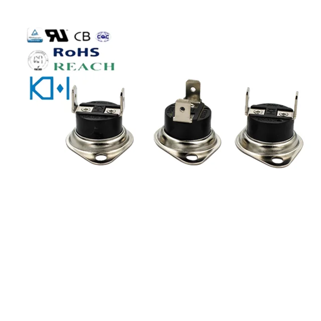 KSD 250V 16A Full Normally Normal Close 125 Degrees Safe Thermostat