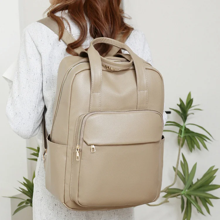 Competitive Price Women's Waterproof Faux Vegan Leather Backpack