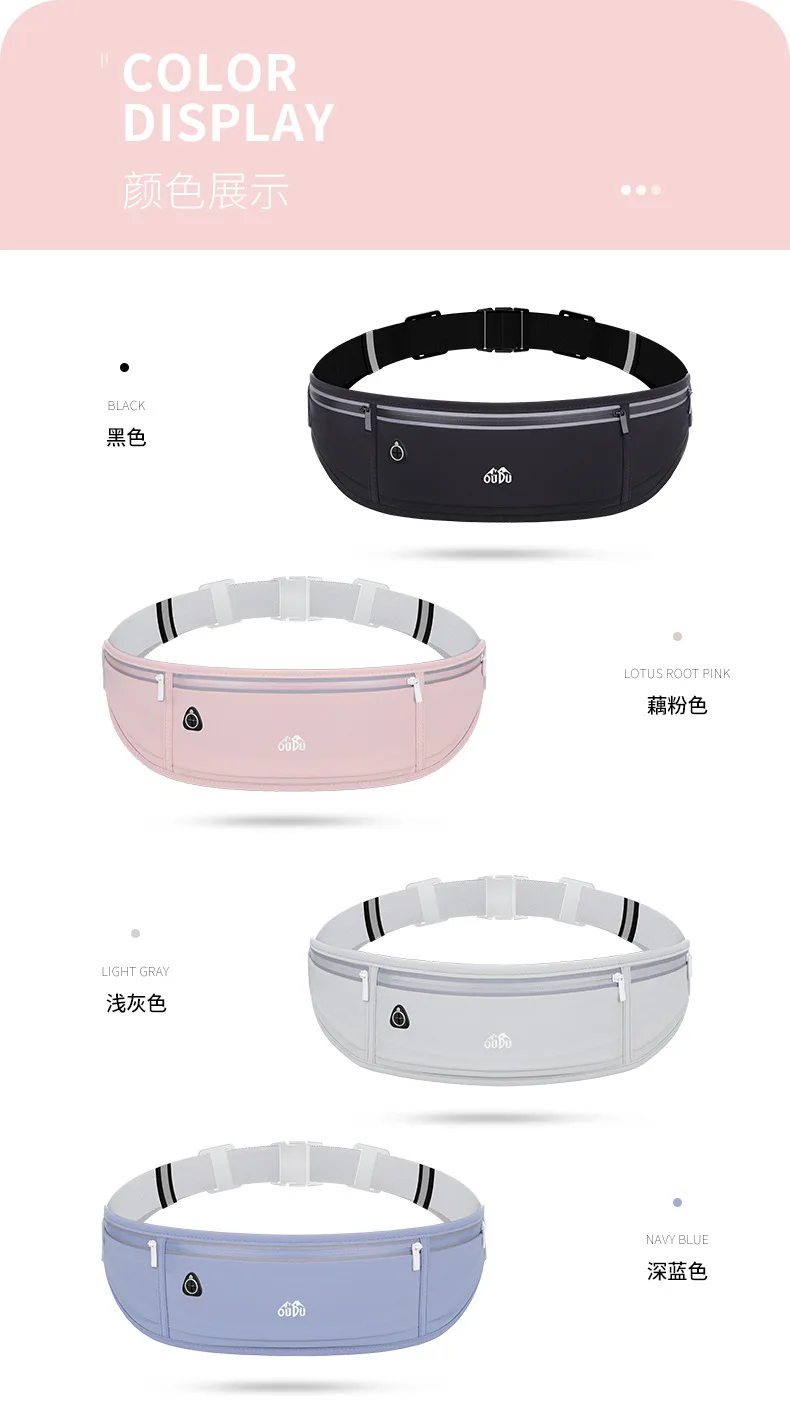 Casual Fanny Packs For Women Men Waist Bag Fanny Pack Multi-pockets Hip Bum Bags Belt Bag For Travel Hiking Cycling Running