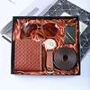 6-piece set curry belt wallet watch sunglasses gift box