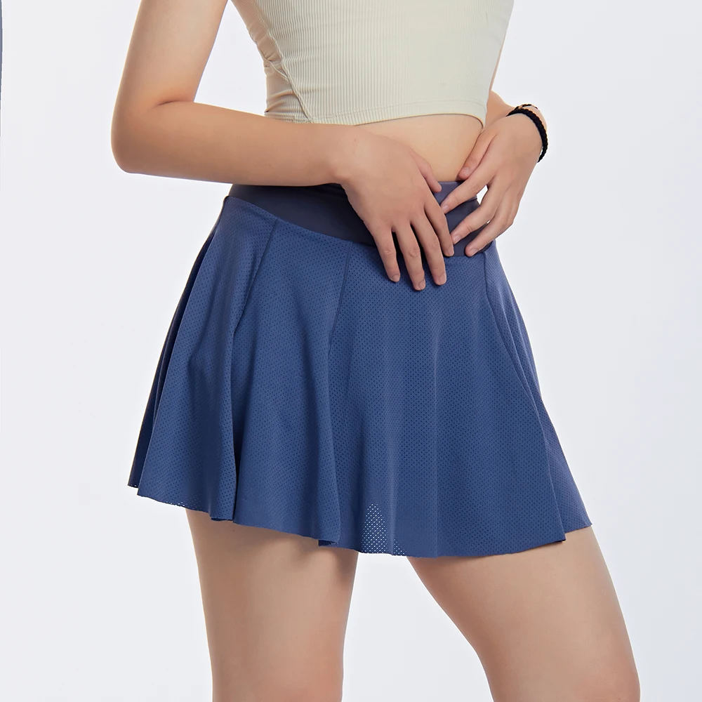 Sports Skirts Athletic Workout Pleated Dress Women Active Running