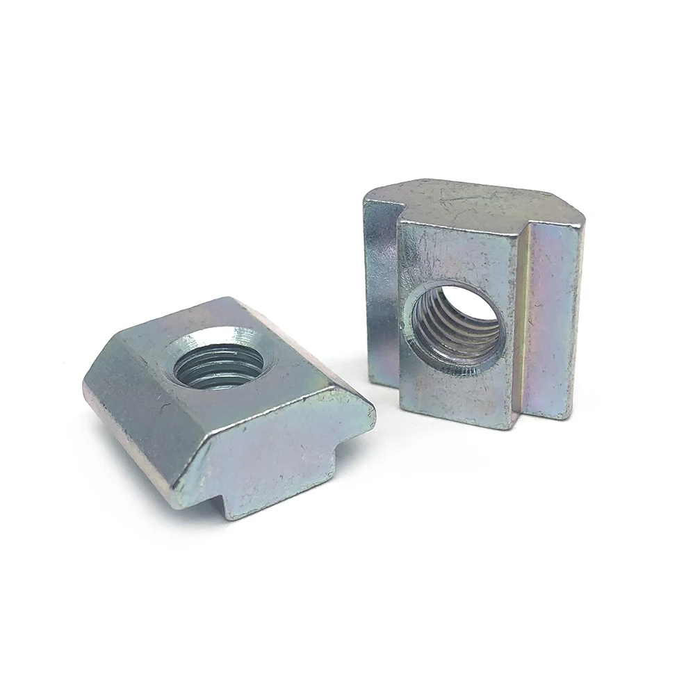 Chine attache galvanisé t écrous coulissants m4 m5 m6 m8 aluminium té fente écrou de blocage accessoires