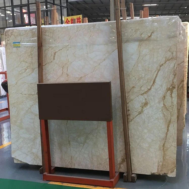 product 2018 new golden spider marble white marble with gold vein gold spider marble floor and wall tiles-4