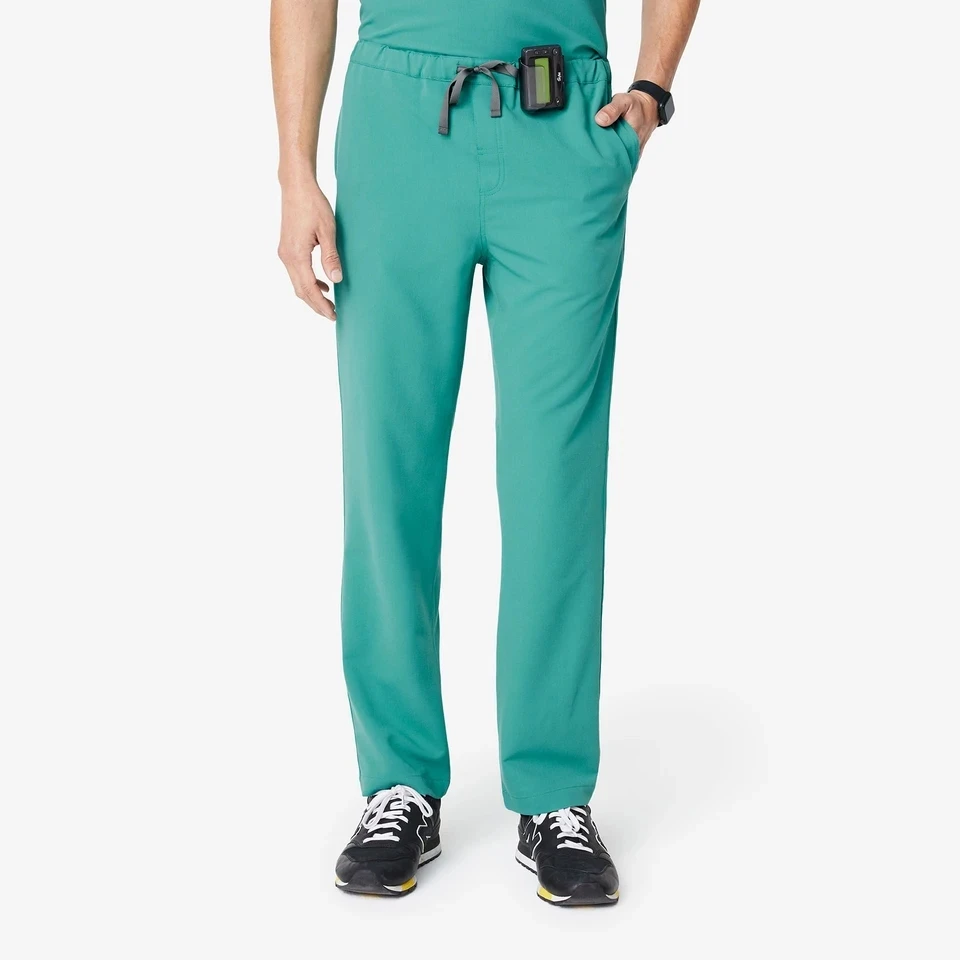 2025 Factory Made Men Custom Designer Double Stitched Medical Scrubs Suit Stretch Salon Uniform Set Medical Uniforms for Men