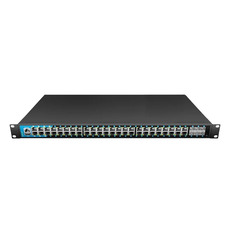 L3 Management 48 PoE Ethernet Switch Gigabit Rj45 with 10G Sfp Uplink Smart Managed High Stable Performance