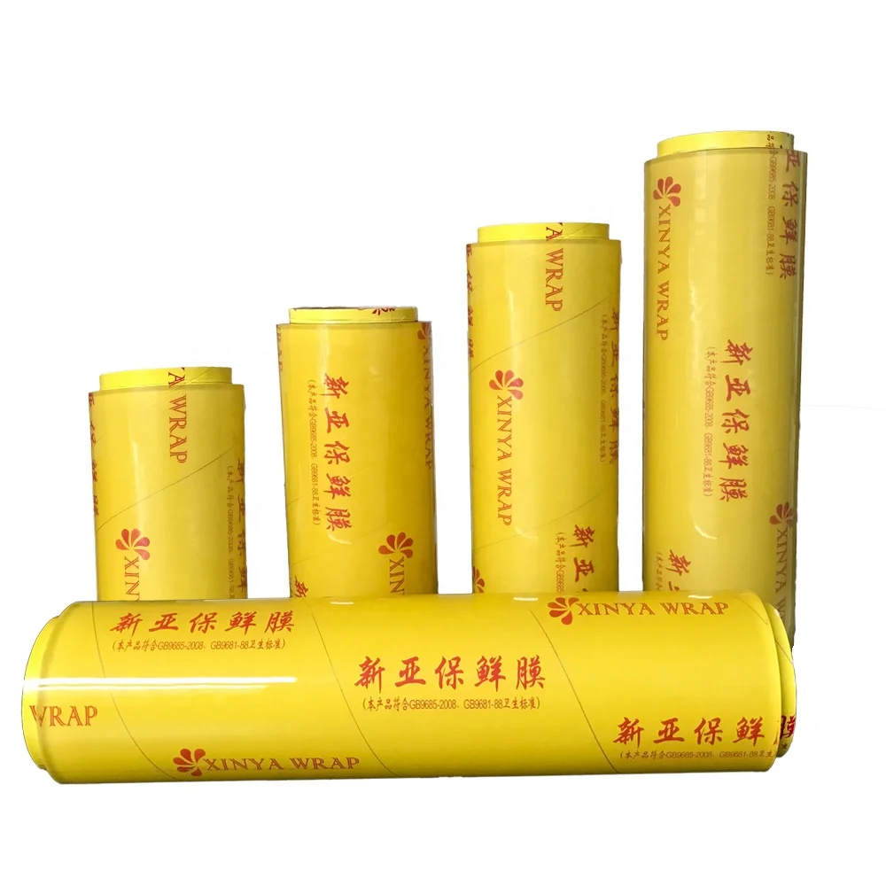 Keep Food Fresh Plastic Wrap / Pvc Cling Film For Food Grade / Soft