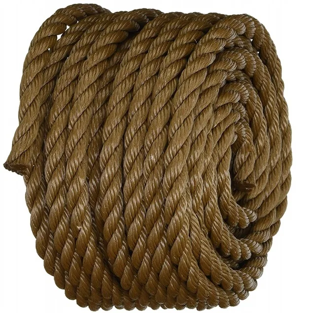 Competitive Price Fishing Rope Type Plastic Ropes PE PP Material 6mm--30mm 3 Strand Polypropylene Danline Rope