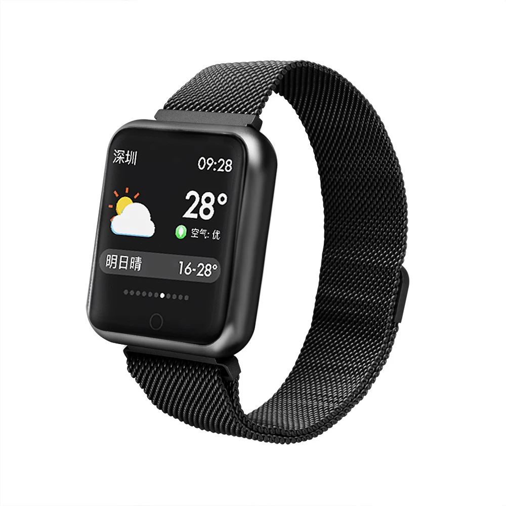 2020 New Product Steel Strap P68 Fitness Tracking 1.3 Inch Touchscreen Smart  Watch - Buy Stainless Strap Smart Watch,Smart Watch 2020,Silica Gel Smart  Watch Product on Alibaba.com