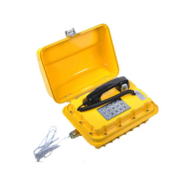 Intrisically  Sound Power Telephone VOIP SIP  IP   Explosion Proof Mine Party Line Telephone