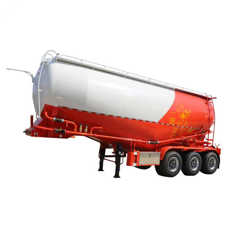 Vehicle 3 Axle 60cbm Powder Transporting Bulk Cement Tanker Semi Trailer for Sale