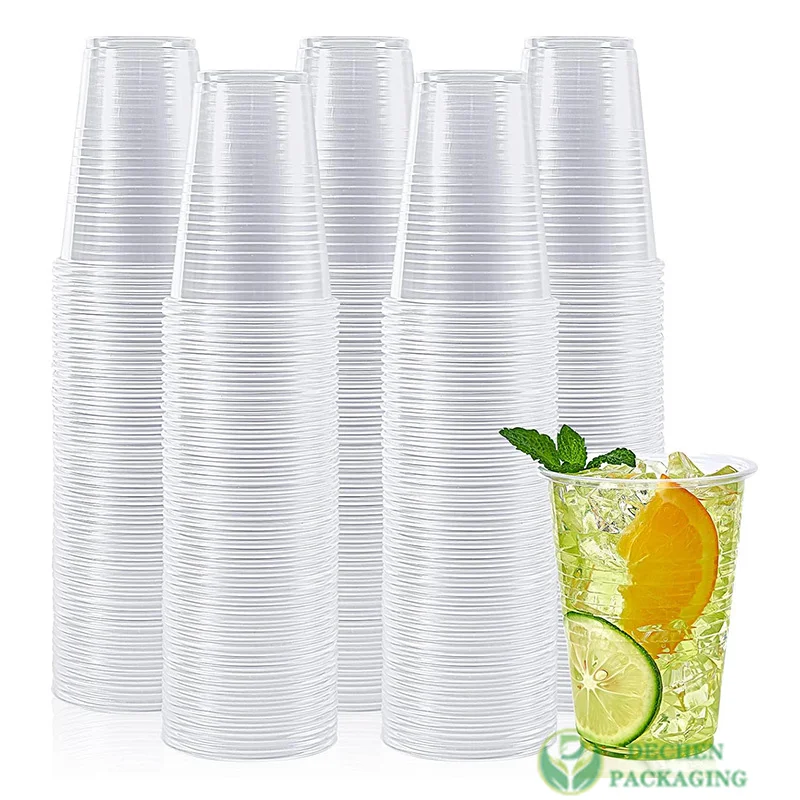 U Shape Plastic Cup Plastic Cups With Dome Lids