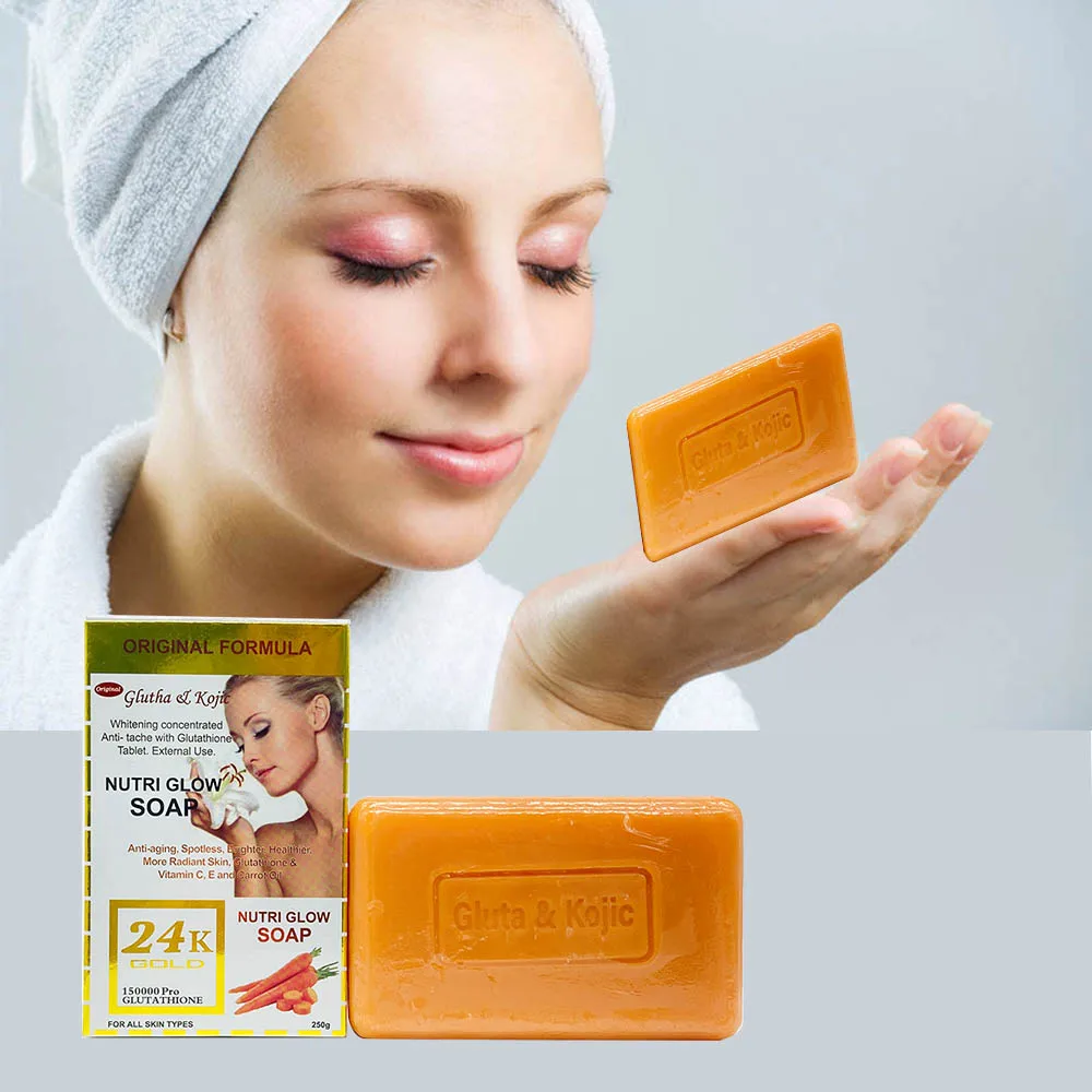 The Best Whitening 24Gold K Bar Soap Glutathio Acne Treatment Exfoliating  Whitening Soap Dry Skin Bath Soap
