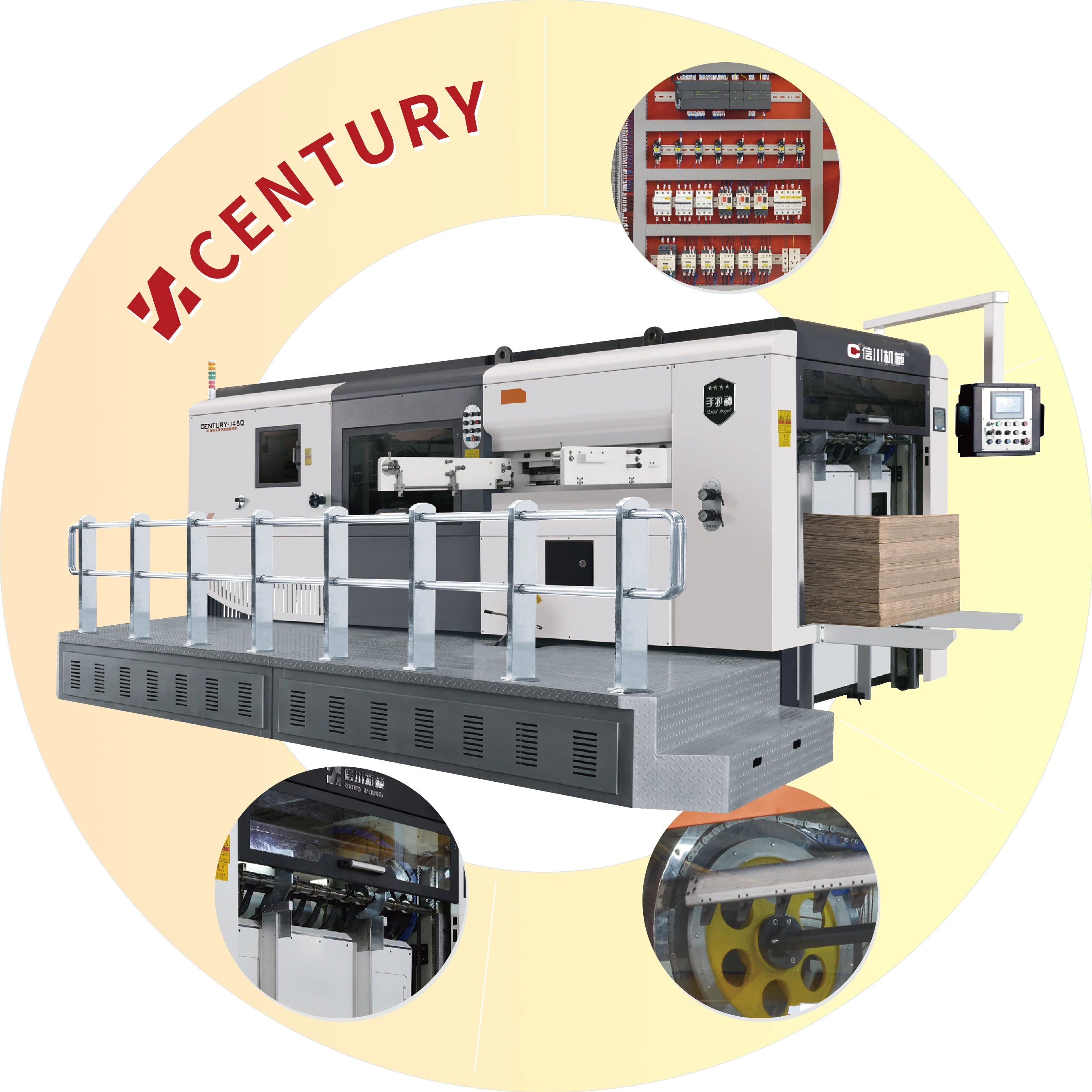 Halbautomatische Schneidmaschine MWB1300 Kartonschneidmaschine und Flachbett-Schneidmaschine