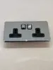 double 1 gang MF univrsal socket