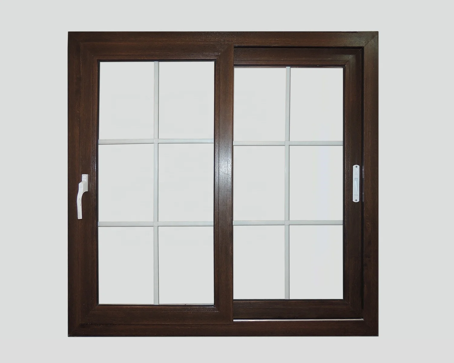 Wooden Color UPVC Sliding windows and Doors