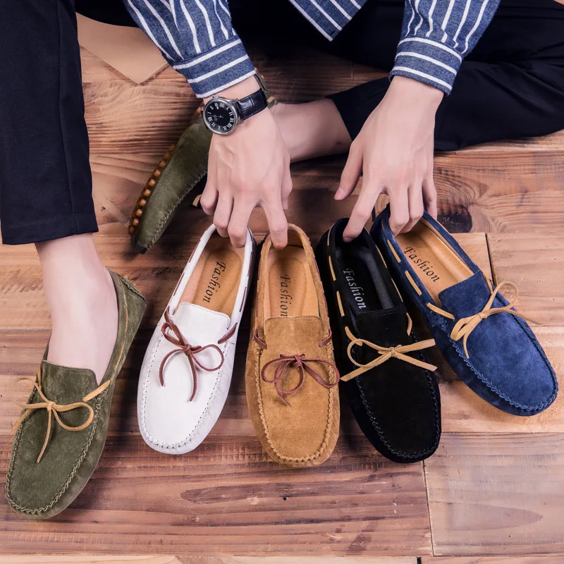 Mocassins Conduite Homme - Penny Loafers Confortables En Cuir Souple Avec Semelle Flexible Anti-Dérapante